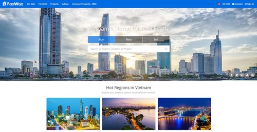 FazWaz Vietnam Homepage
