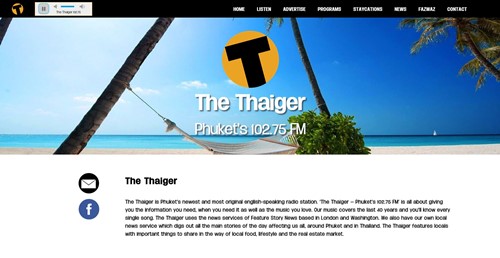 Thaiger Radio Homepage